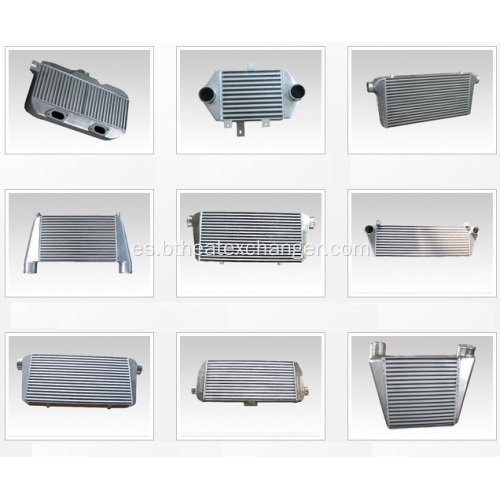 Núcleo de intercooler de aluminio automovilístico